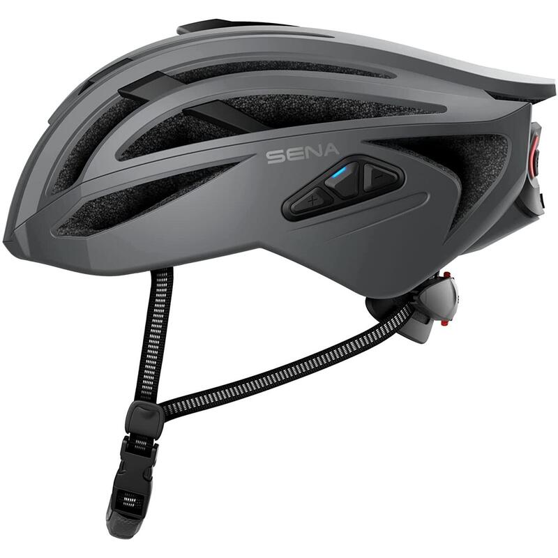 CASCO DA BICI (CON SISTEMA DI COMUNCIAZIONE INTEGRATO ) SENA R2, GRIGIO