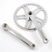 Vinty Crankset 46 tands spieloos 1 / 2x1 / 8 chrome 170 mm 564146