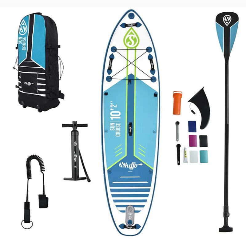 Opblaasbaar sup board incl. gratis accessoires - Suncruise - 310 x 84 cm