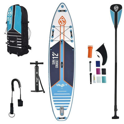Opblaasbaar sup board incl. accessoires - 2 persoons - suncruise - 365 x 86 cm