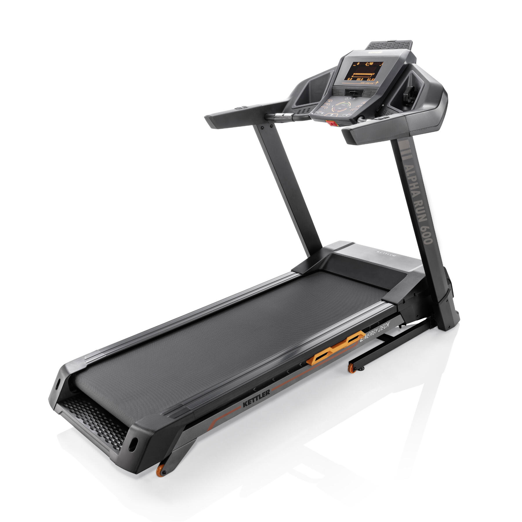 Bieżnia do biegania - Alpha Run 600 - Składany - Uchwyt Tabletu -