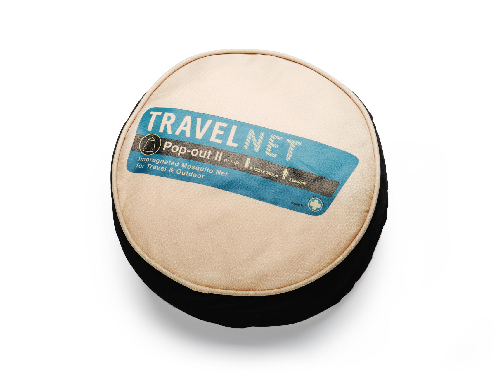 Travelnet zanzariera da viaggio Pop Out II impregnata 1250cm Anello  65cm 2/7