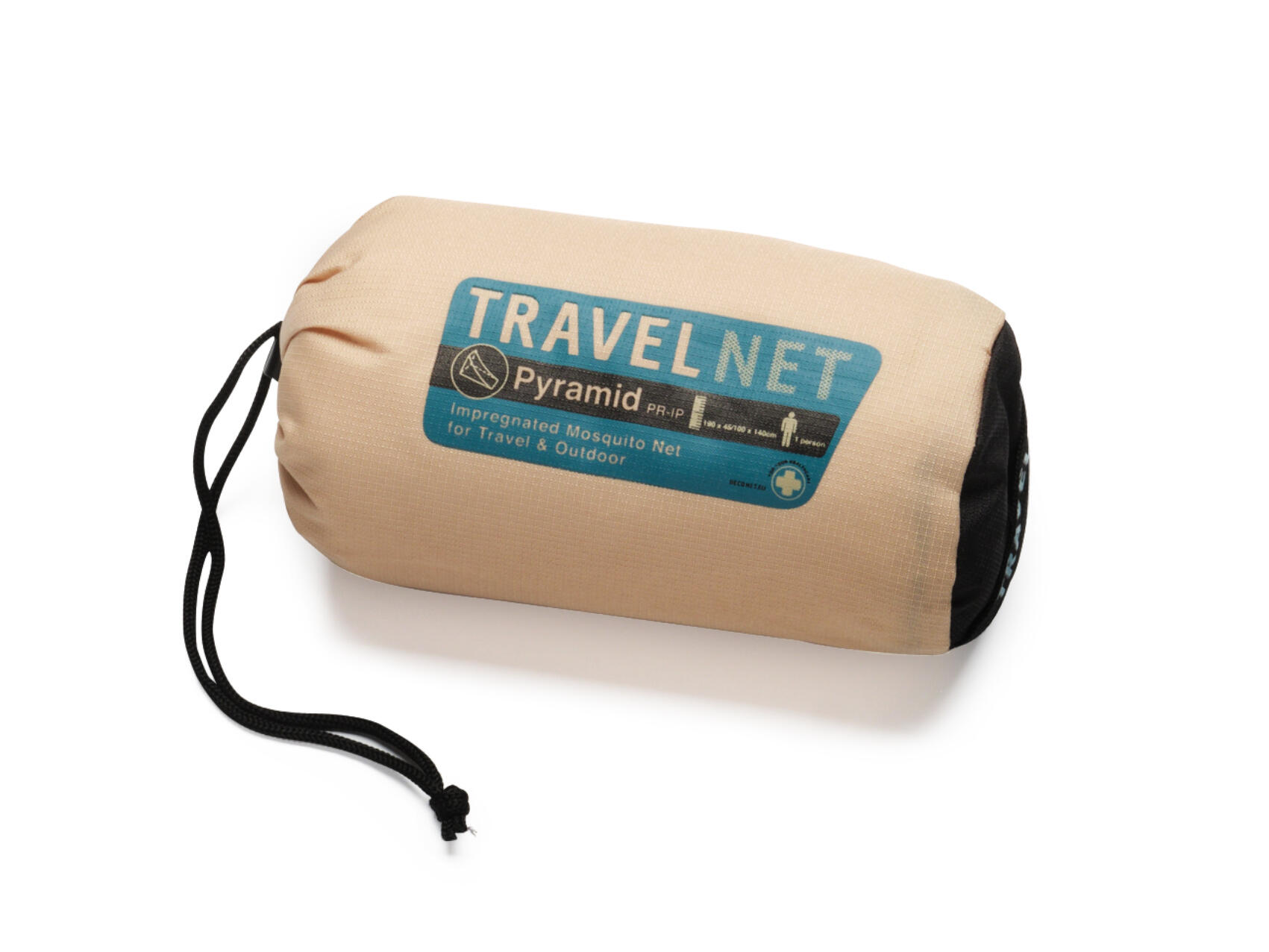 Travelnet zanzariera da viaggio PYRAMID impregnata L195x B110x H140cm 1 pers. 2/7