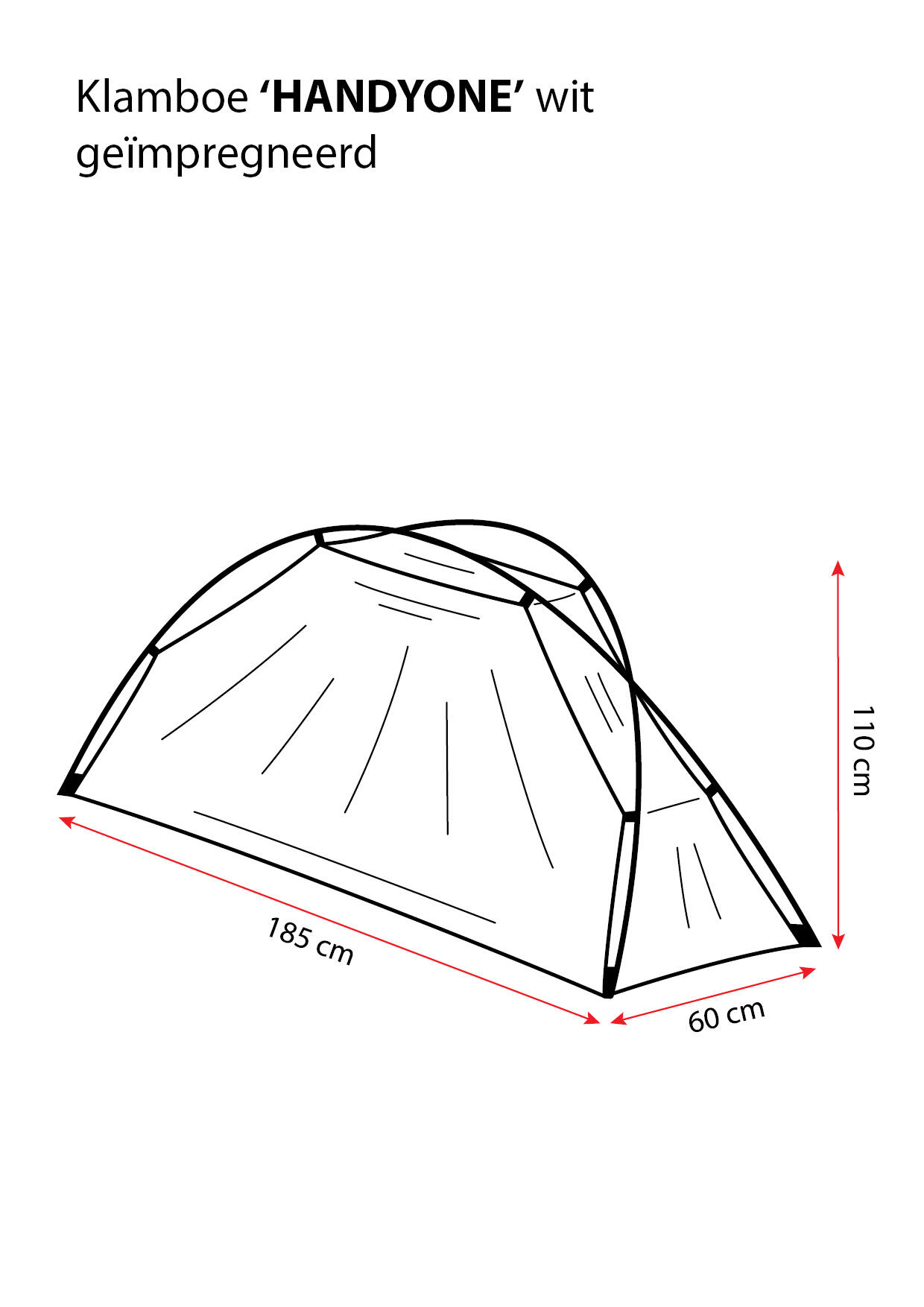 Travelnet zanzariera da viaggio HandyOne - impregnata - L185x W90x H110cm 1pers 4/7