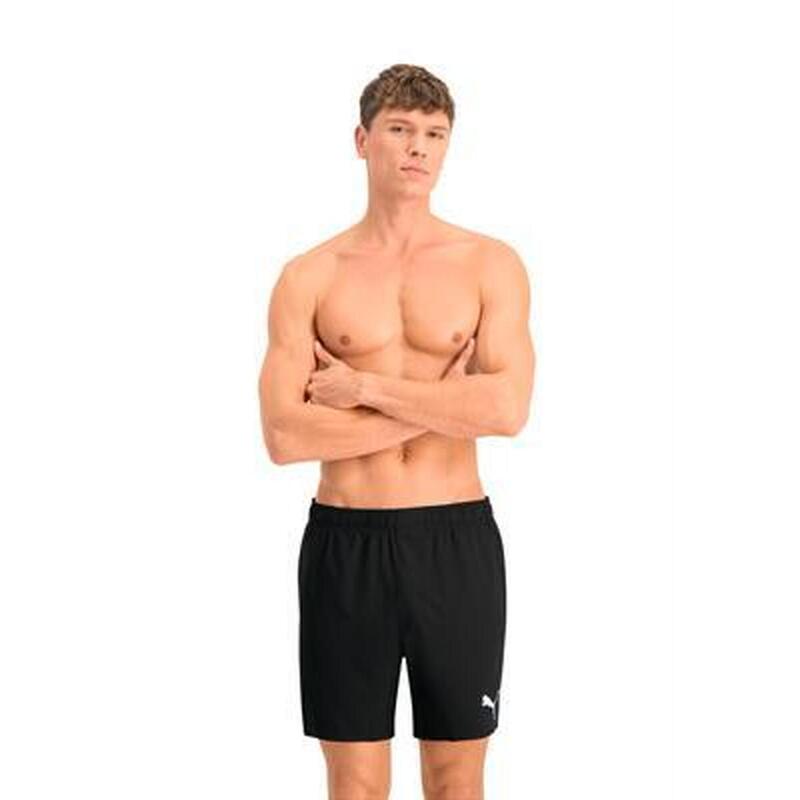 Short semi-long pour homme PUMA Swim Birhgt Orange