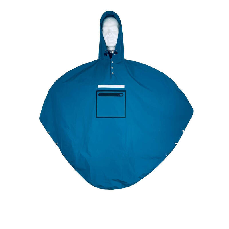 Poncho The People'S Poncho Hellblau