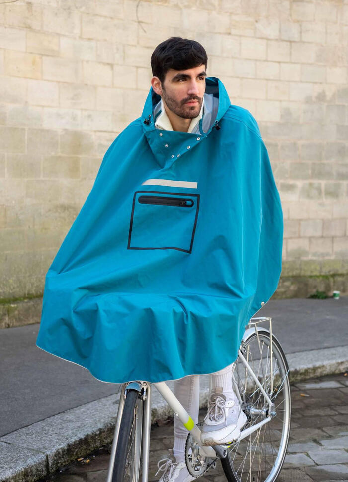 Poncho Ludowe Jasnoniebieskie thumbnail