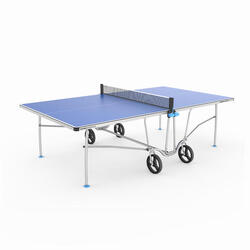 Seconde vie - TABLE DE PING PONG EXTÉRIEURE PPT 500.2 BLEUE - EXCELLENT