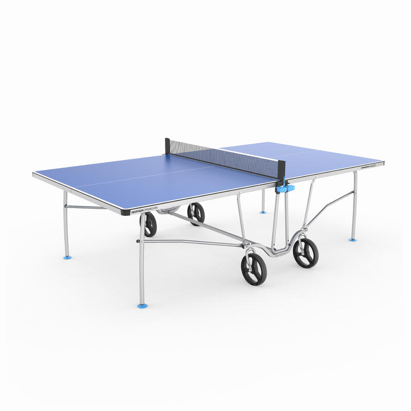 Seconde vie TABLE DE PING PONG EXTÉRIEURE PPT 500.2 BLEUE