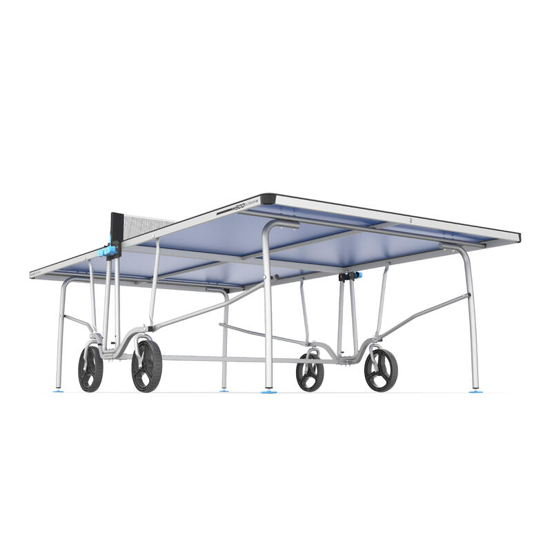 Tweedehands OUTDOOR TAFELTENNISTAFEL PPT 500.2 BLAUW