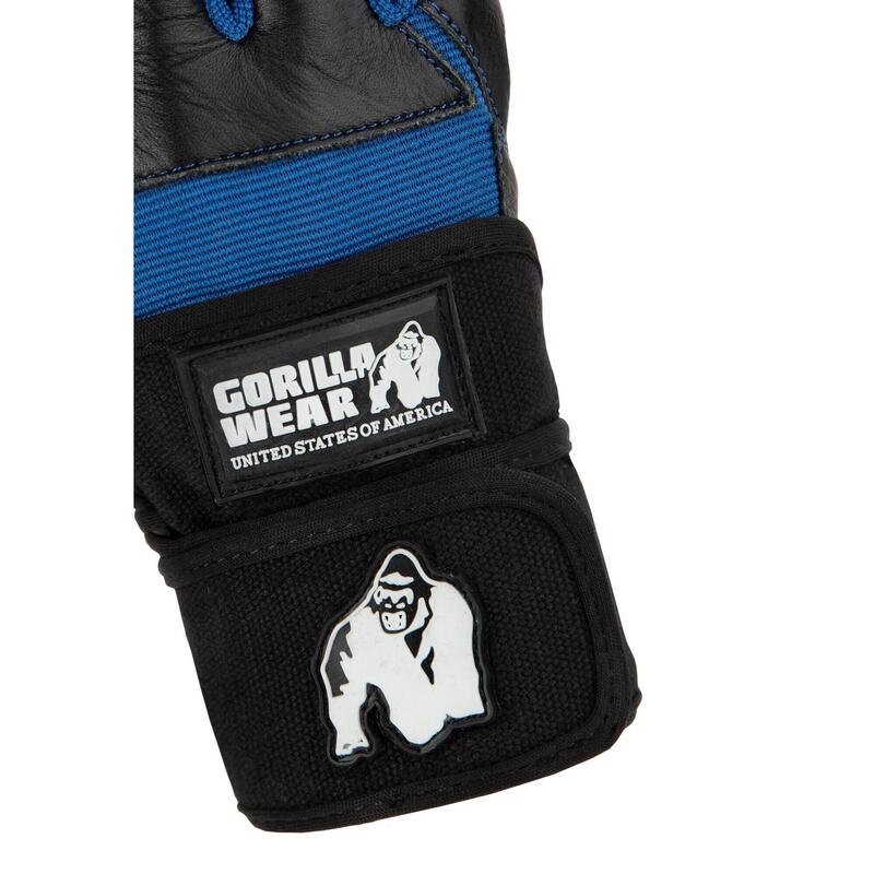 Dallas Wrist Wraps Gloves - Noir/Bleu - L