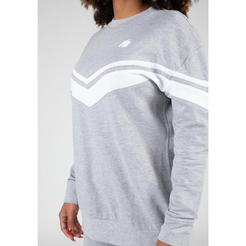 Hailey Oversized Sweatshirt - Gray Melange