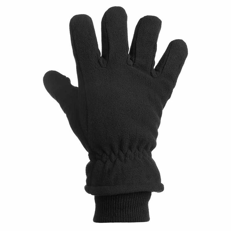 Thermo heren thinsulatie fleece handschoenen - Zwart - 1-Paar - Thinsulate