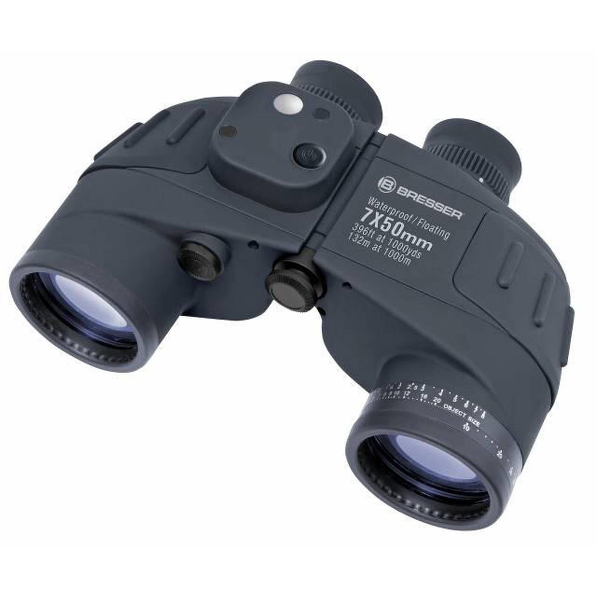 BRESSER Prismáticos con Brújula BRESSER Nautic 7x50 WD