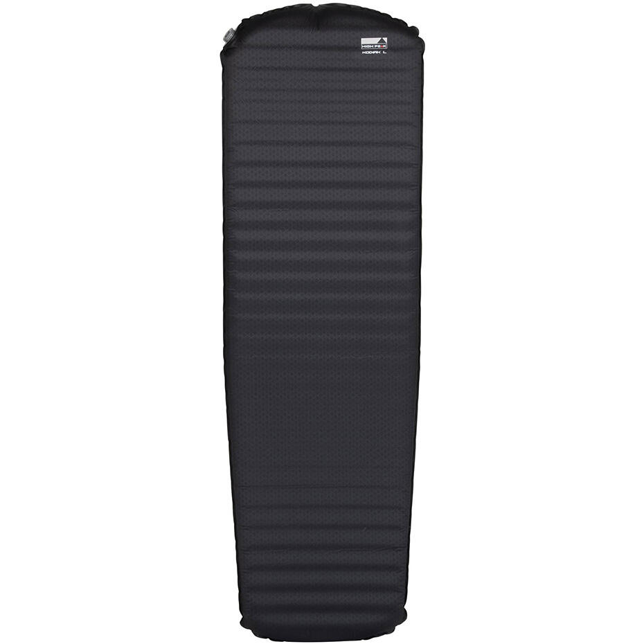 Mata samopompująca trekkingowa dla dorosłych High Peak Kodiak L 195x60x8 czarna