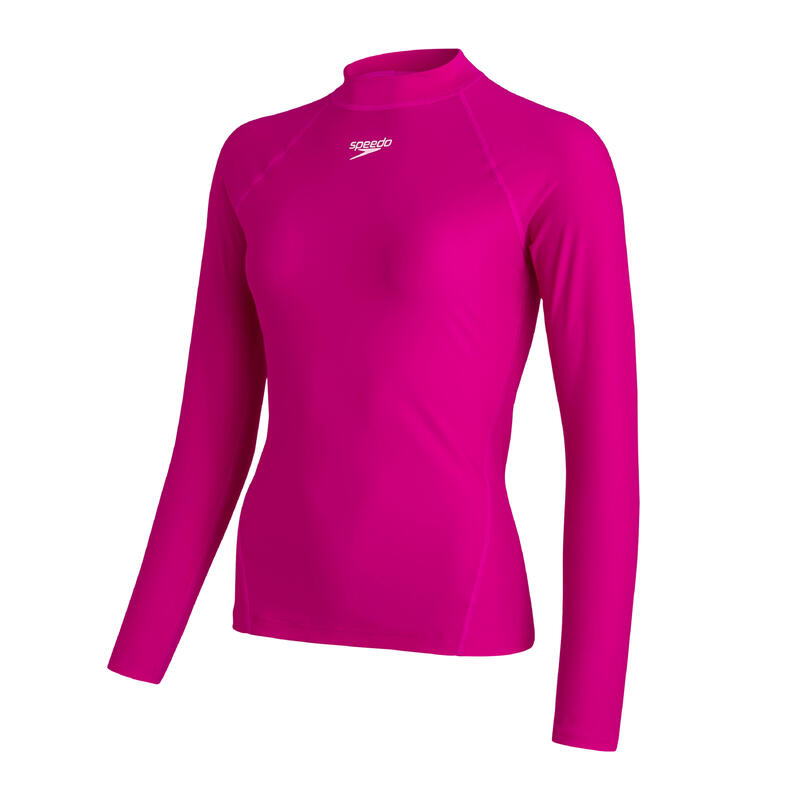 ENDURANCE®10 LITE LADIES' ESSENTIAL LONG SLEEVE RASH TOP - PINK