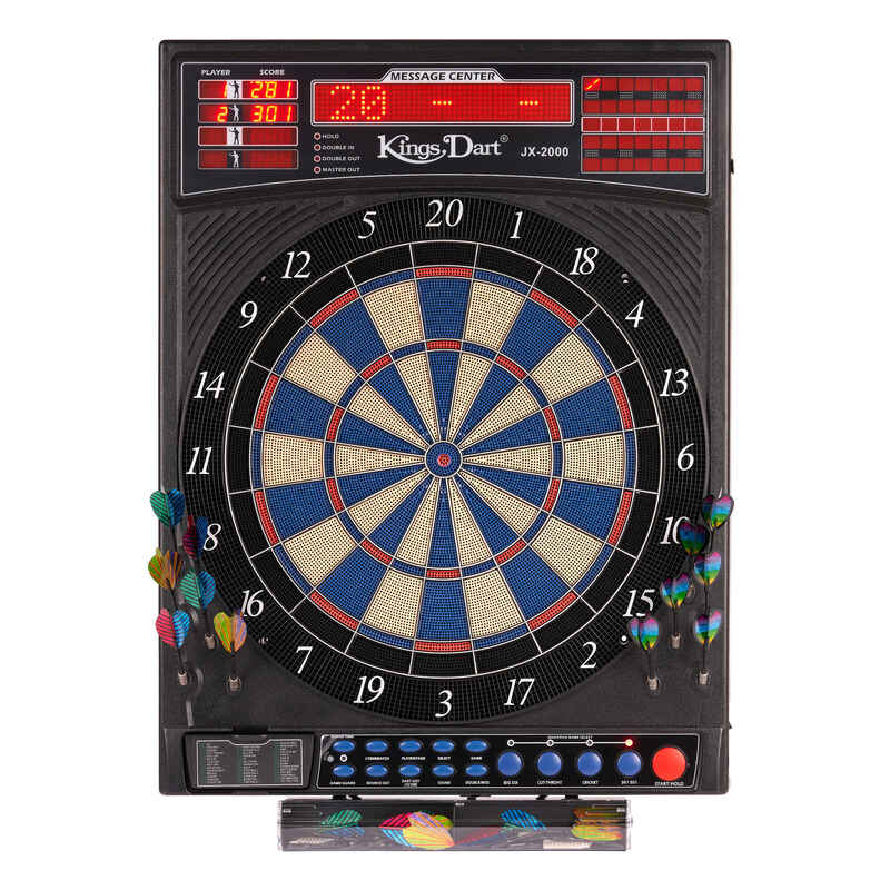 Kings Dart Dartscheibe JX-2000 Profi Turnier mit Laufschrift und extra dünnem