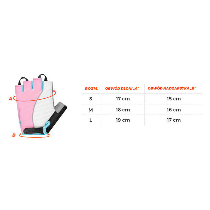 Rękawiczki rowerowe damskie Spokey Piacenza