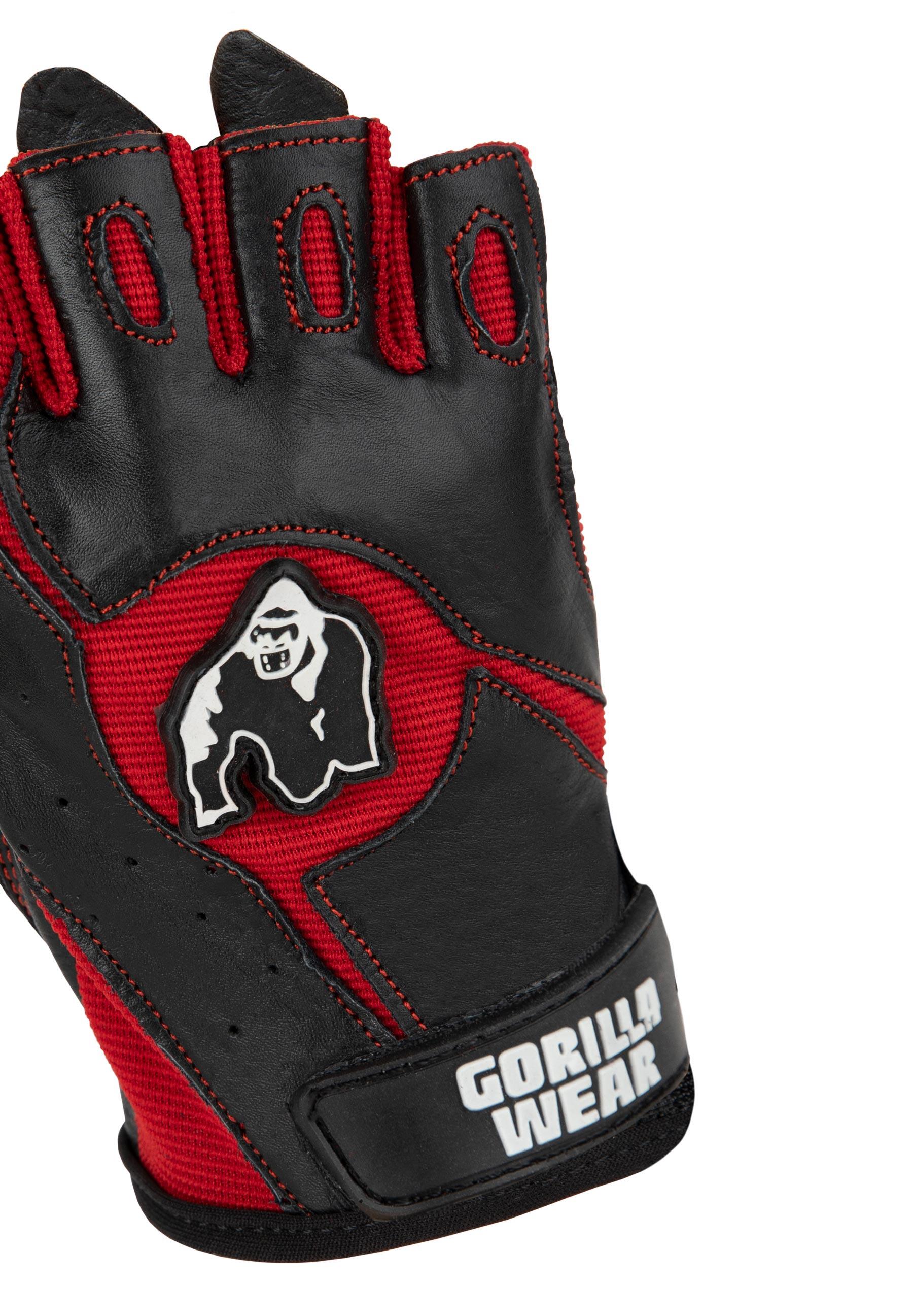 Mitchell Training Gloves - Black/Red 3/5