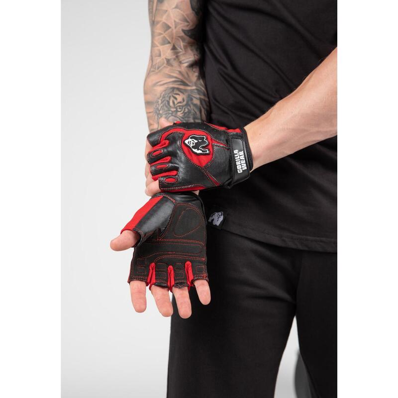Mitchell Training Gloves - Black/Red