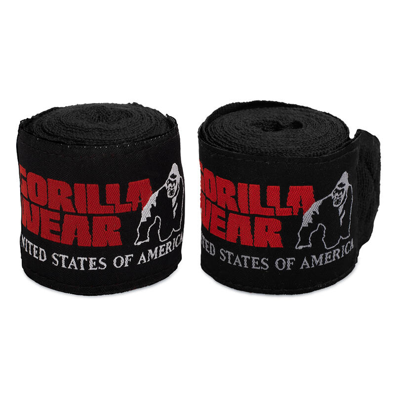 Boxing Hand Wraps - Black - 4m