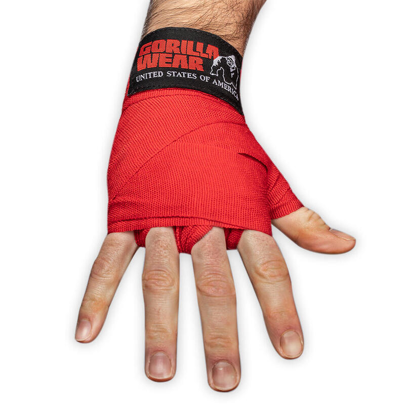 Boxing Hand Wraps - Red - 3m