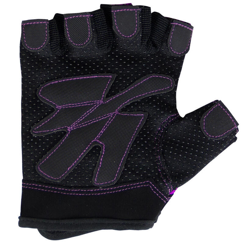 WoPour des hommes Gants de fitness - Noir/Violet - M