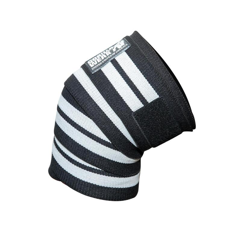 Knee Wraps - Black/White - 250CM