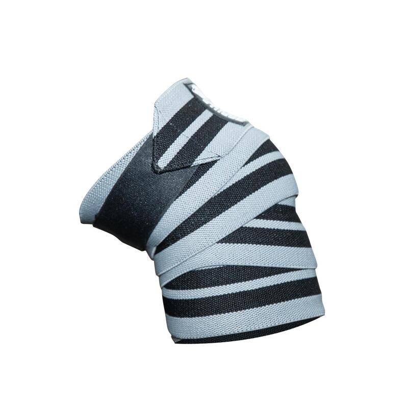 Knee Wraps Gray/Black