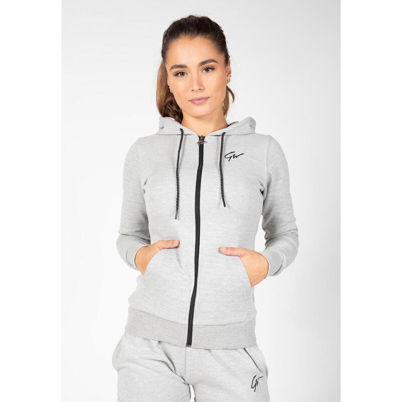 Pixley Zipped Hoodie Gray