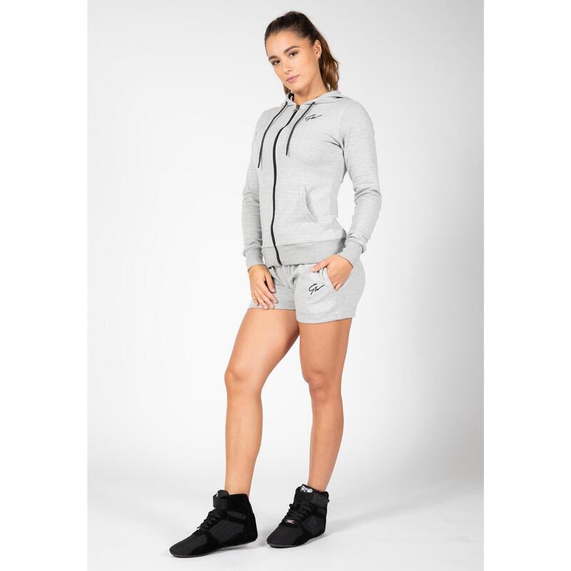 Pixley Sweat à capuche zippé - Grau