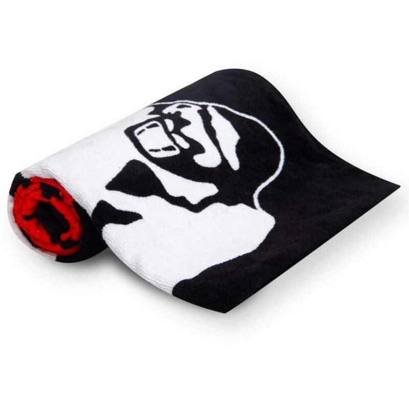 Gorilla Wear Functional Gym Towel - Handtuch - Schwarz/Rot