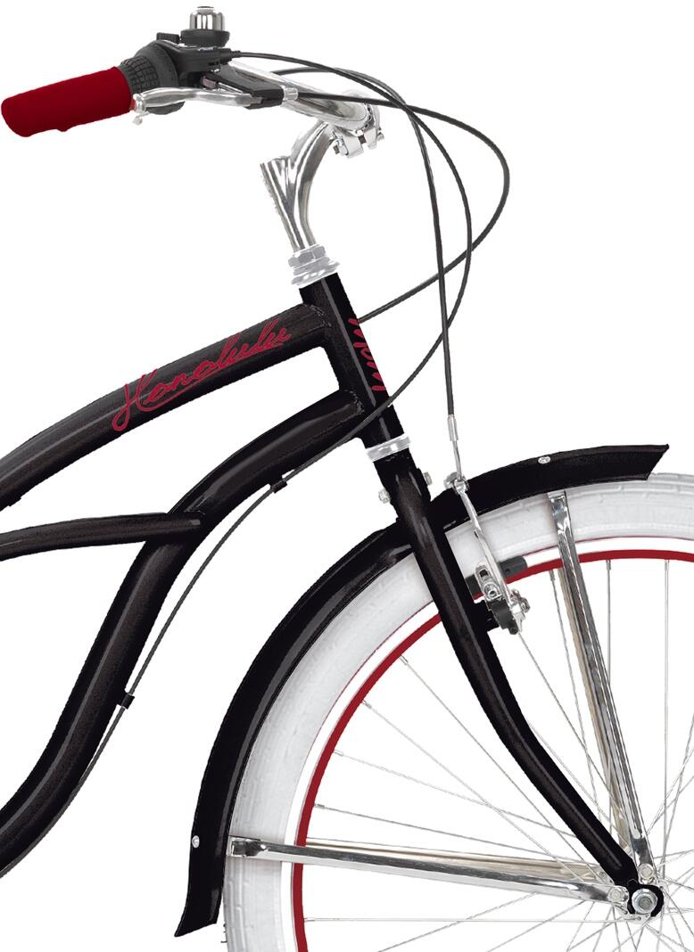 Cruiser honolulu woman 26 inch zwart 3/4