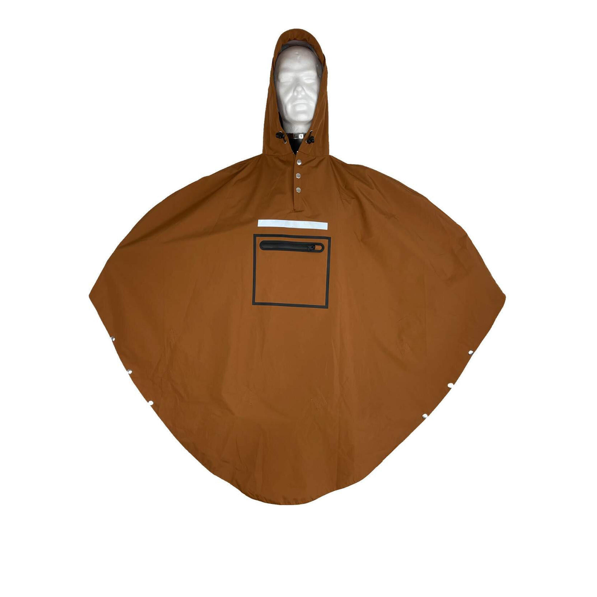 Poncho Del Popolo Marrone |  People Poncho