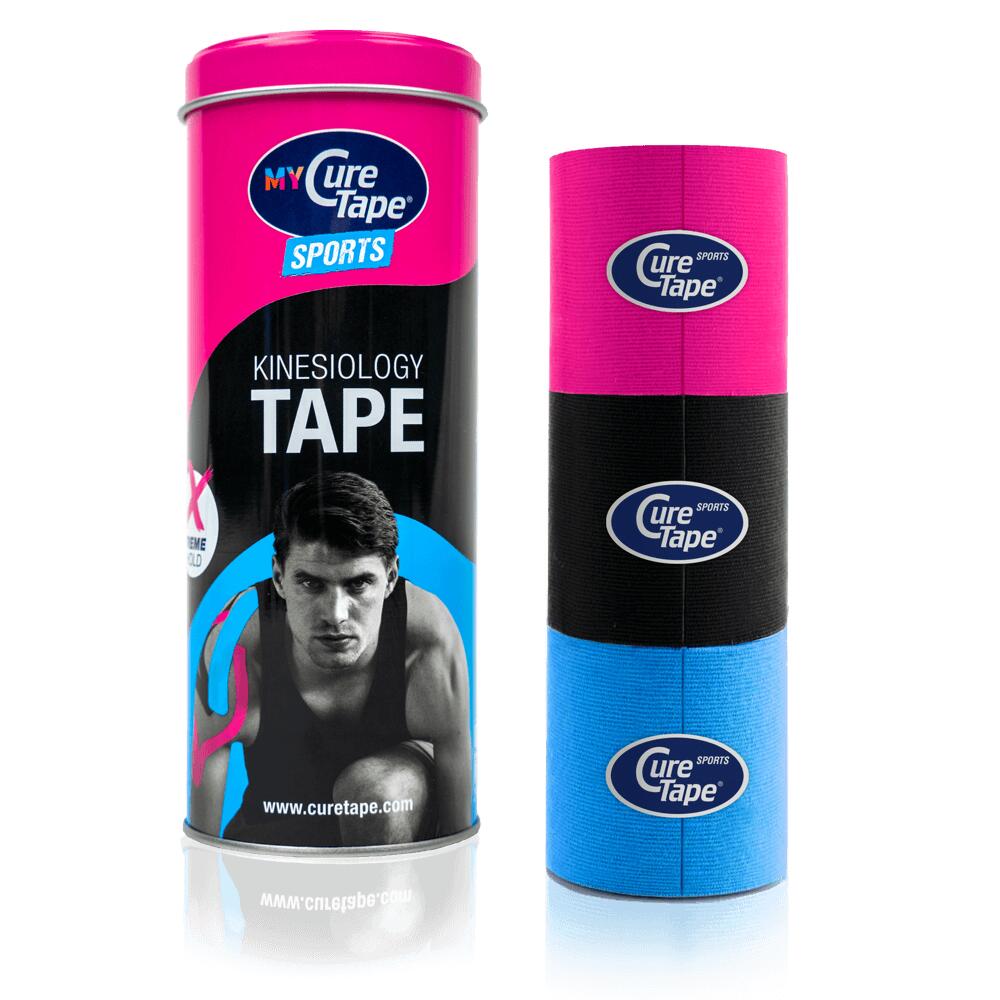 CURETAPE CureTape® Sports – 3 Rolls Kinesiology Tape