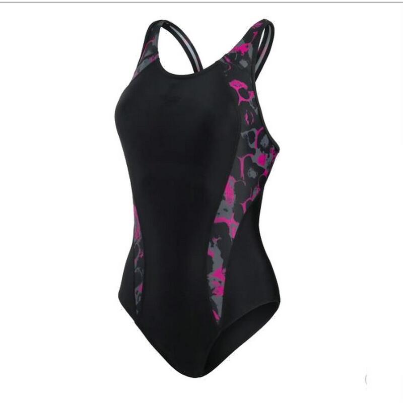 Maillot de bain ENDURANCE Femme (Noir / Rose / Anthracite)