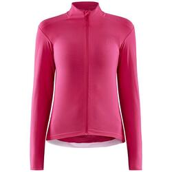 Fietsshirt - Craft Adv Essence Jersey lange mouw - L - Dames - Roze - Fietsshirt