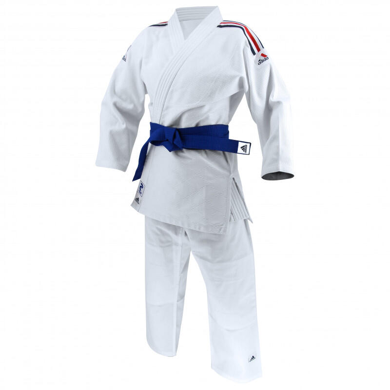 Adidas - Kimono J350 - France Judo - Kimono - Blanc - 180 Cm - Decathlon