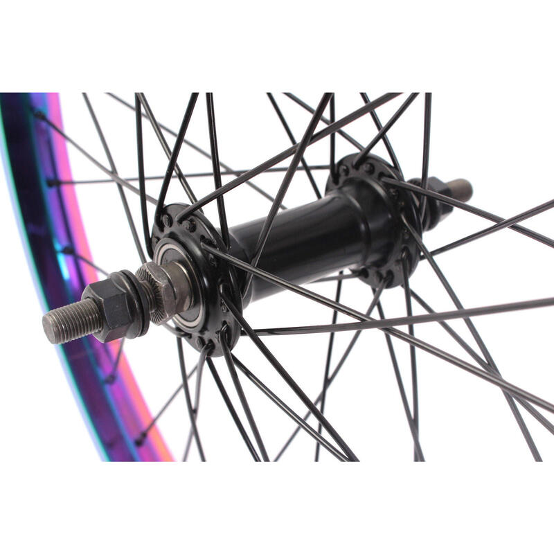 RUEDA BMX DELANTERA MVP OILSLICK 10MM KHEBIKES