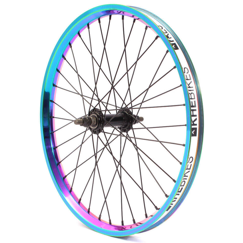 Zestaw Kołowy Bmx Mvp 20 Cali Oil Slick 14Mm S/B Khebikes