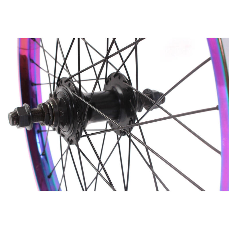 RUOTA POSTERIORE BMX MVP OILSLICK 20" 14MM S/B KHEBIKES