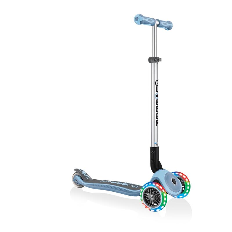 Trottinette PRIMO FOLDABLE PREMIUM LIGHTS Bleu Maya