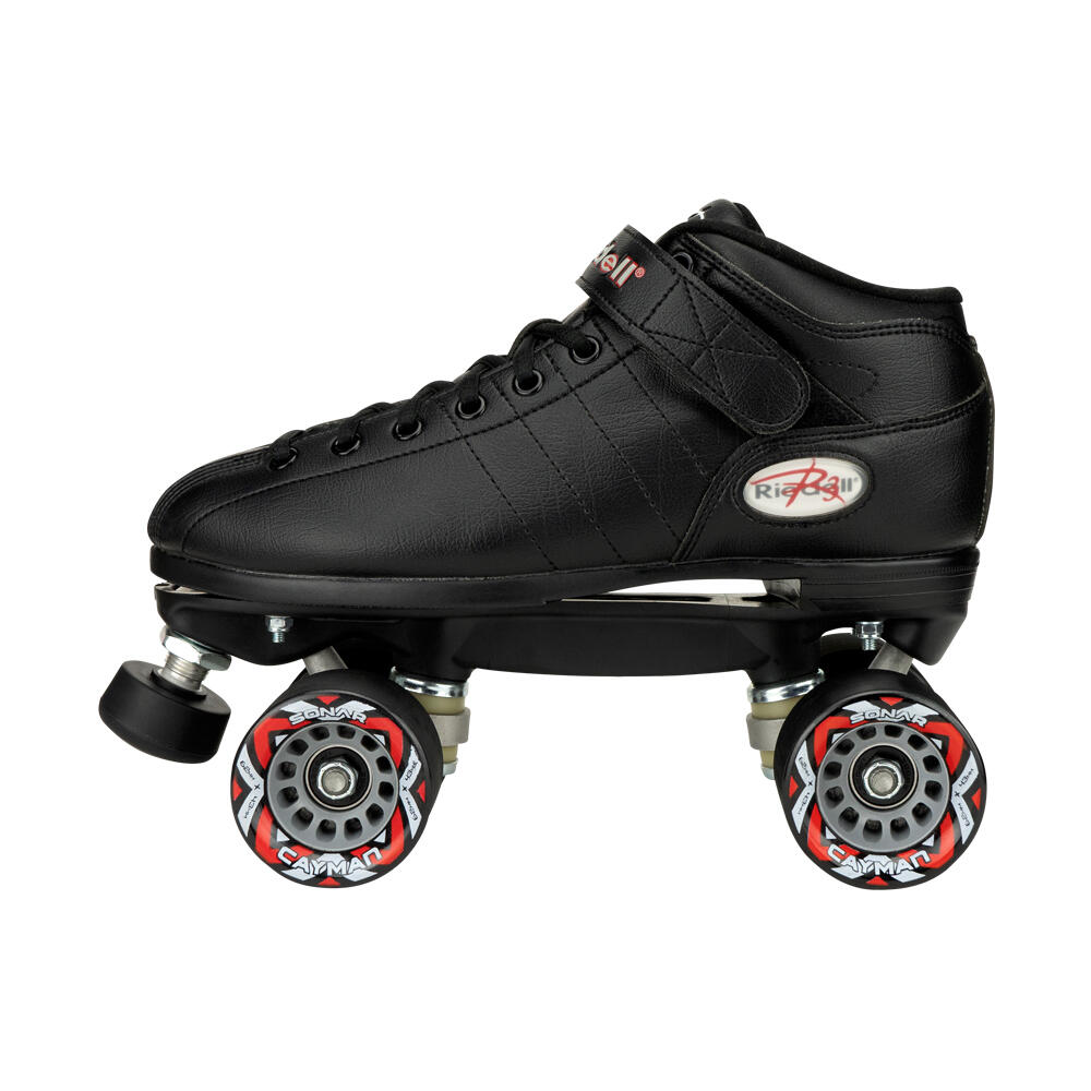 R3 DERBY QUAD ROLLER SKATES - BLACK 2/5