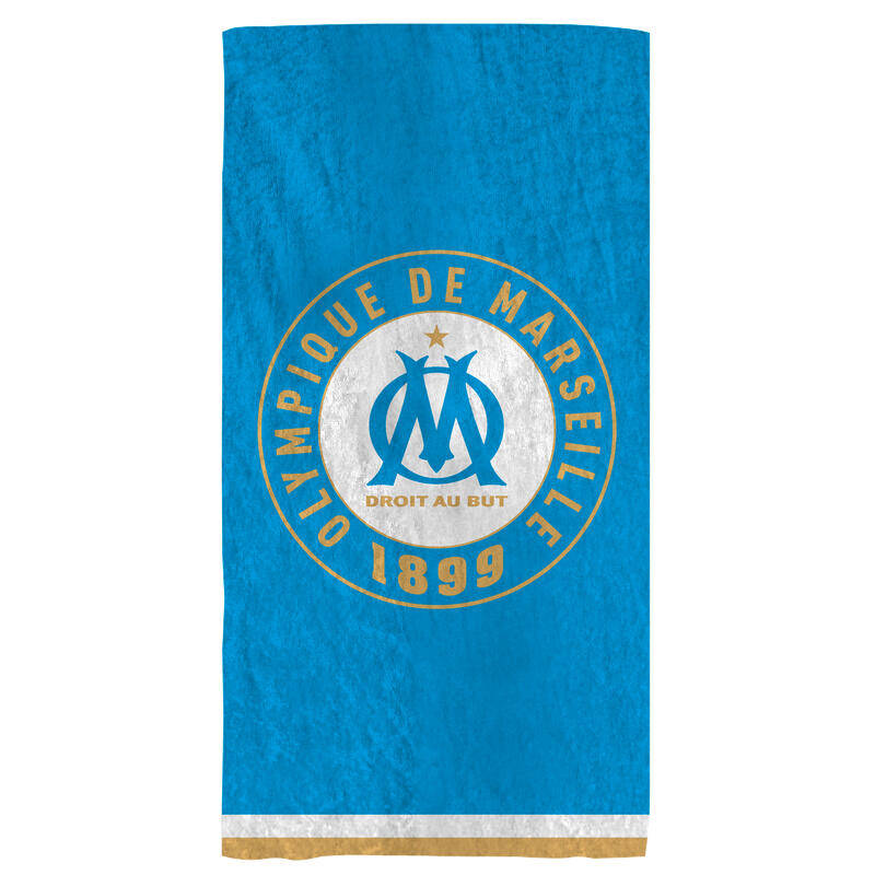 Serviette de bain 75x150 cm coton football Marseille - Equipe