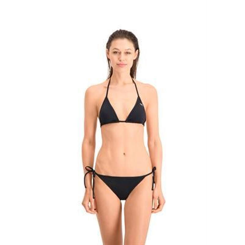 Bas de bikini avec liens à nouer pour femmes PUMA Swim Noir
