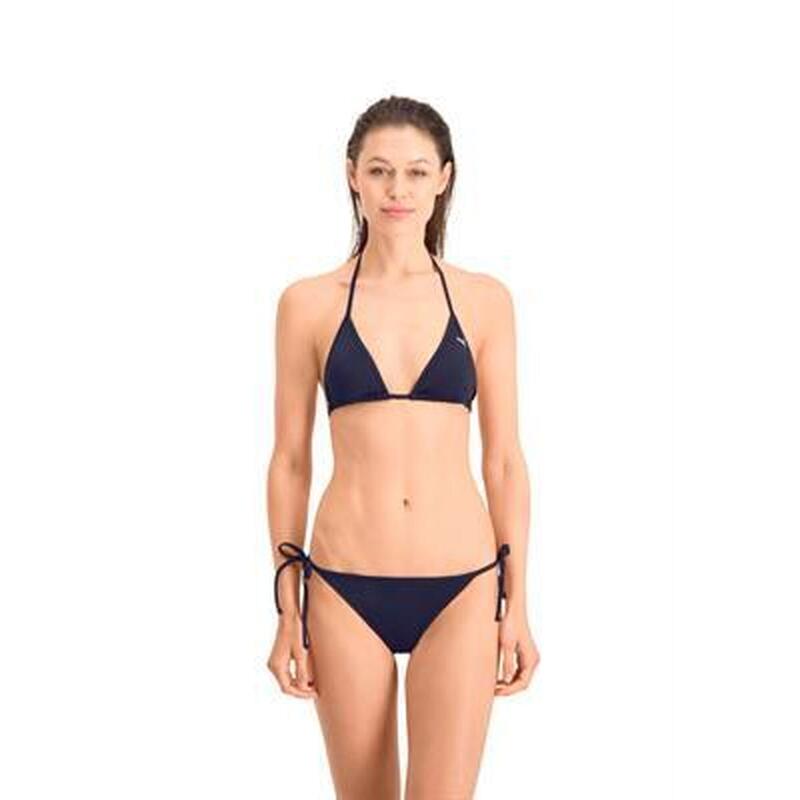 Dół od bikini Dameskie Puma, wiązane po bokach, granatowe