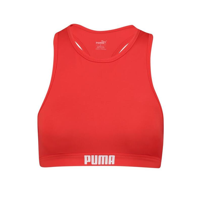 Haut à dos nageur pour femmes PUMA Swim Rouge