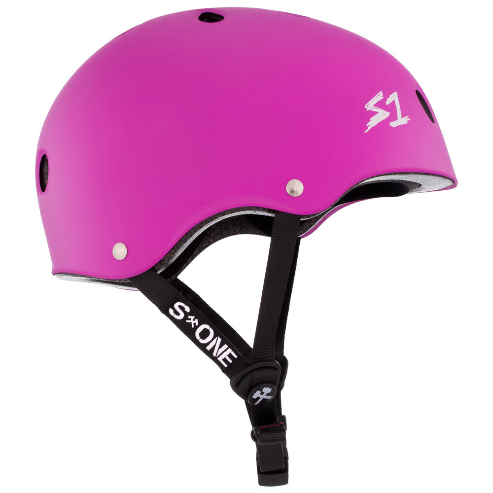 S1 LIFER HELMET - MULTI-IMPACT & HIGH-IMPACT CERTIFIED - BRIGHT PURPLE MATT 3/4