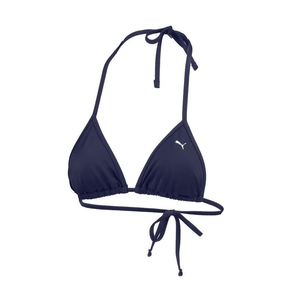 Damski trójkątny góra od bikini Puma, granatowy