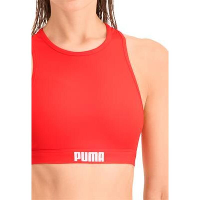 Haut à dos nageur pour femmes PUMA Swim Rouge